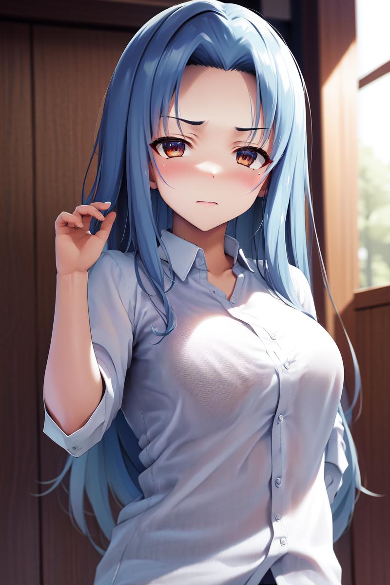 02944-3231334296-masterpiece, best quality, highres, 1girl haruka hasebe blue hair, (white shirt _1.6).png